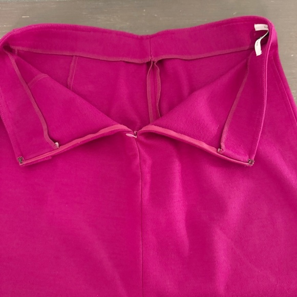 Diane Von Furstenberg Katinko Wool Fuchsia Magenta Mini Skirt Size 10 DVF - Picture 6 of 11